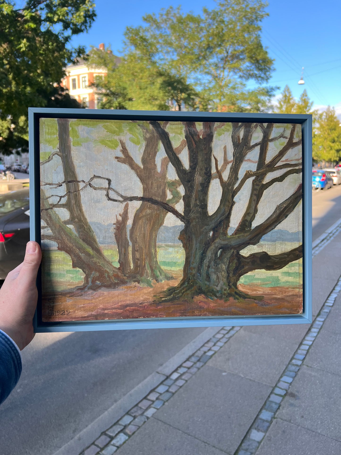 Suzette Holten. Study of trees, 1929