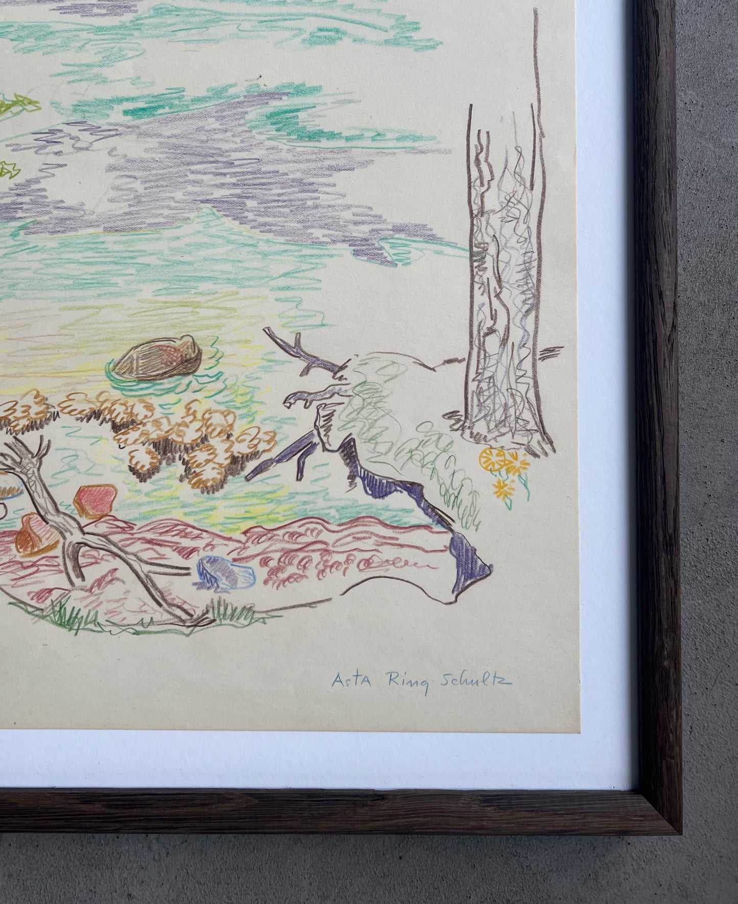 Asta Ring Schultz. “Fra Strandgaards Dyrehave”, 1945