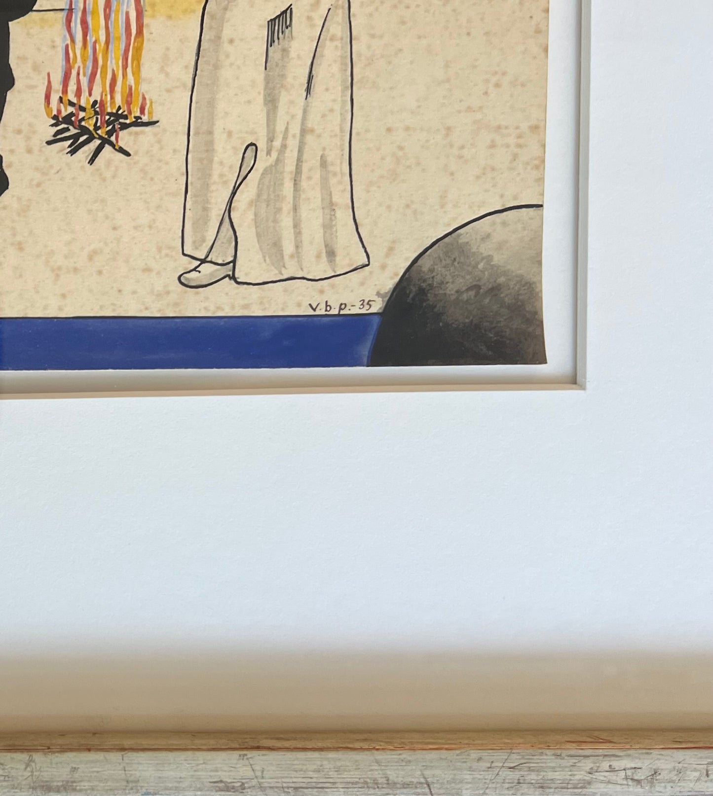 Vilhelm Bjerke-Petersen. Surreel drawing, 1935