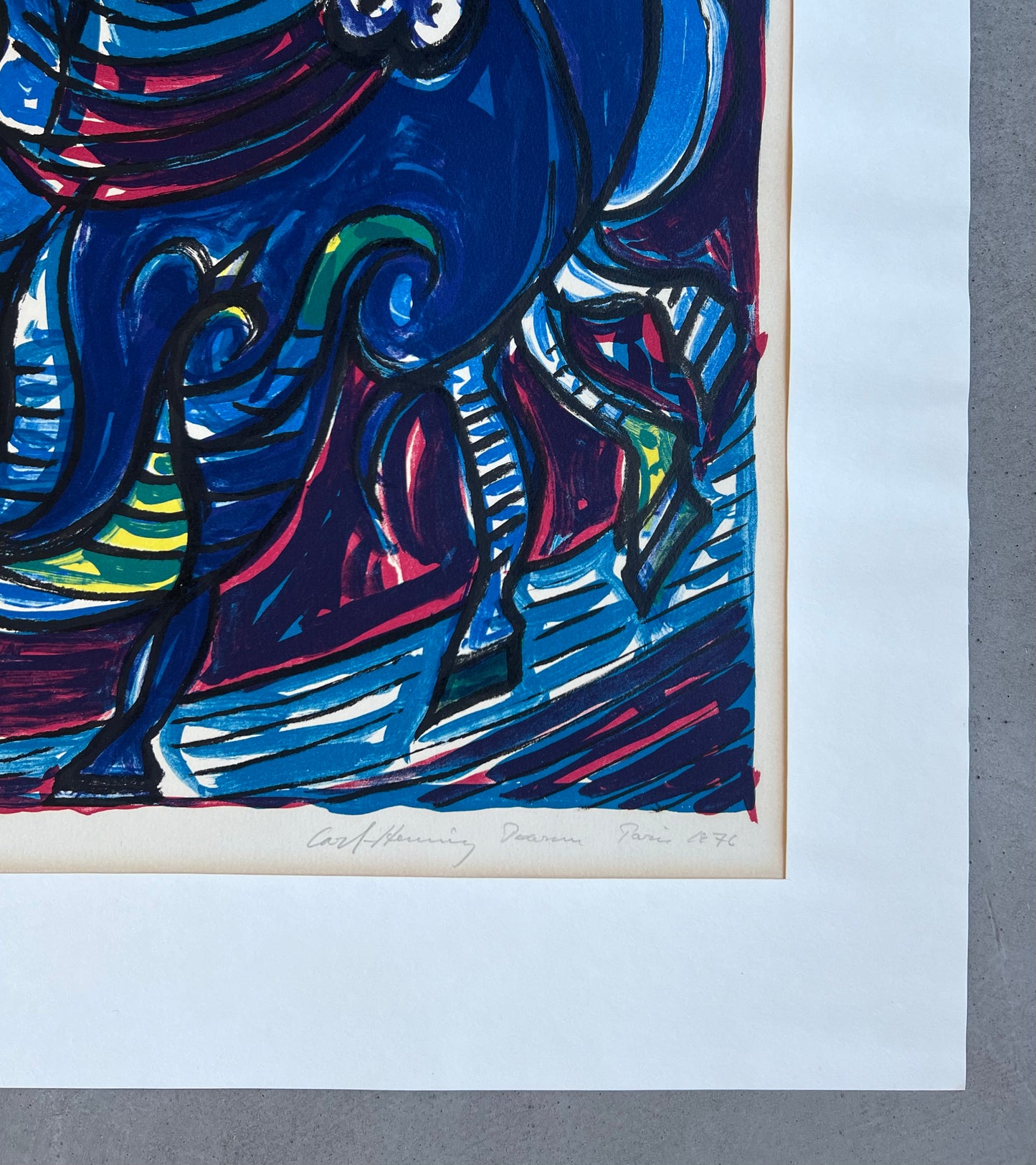 Carl-Henning Pedersen. “Dage i Barbizon”, 1976