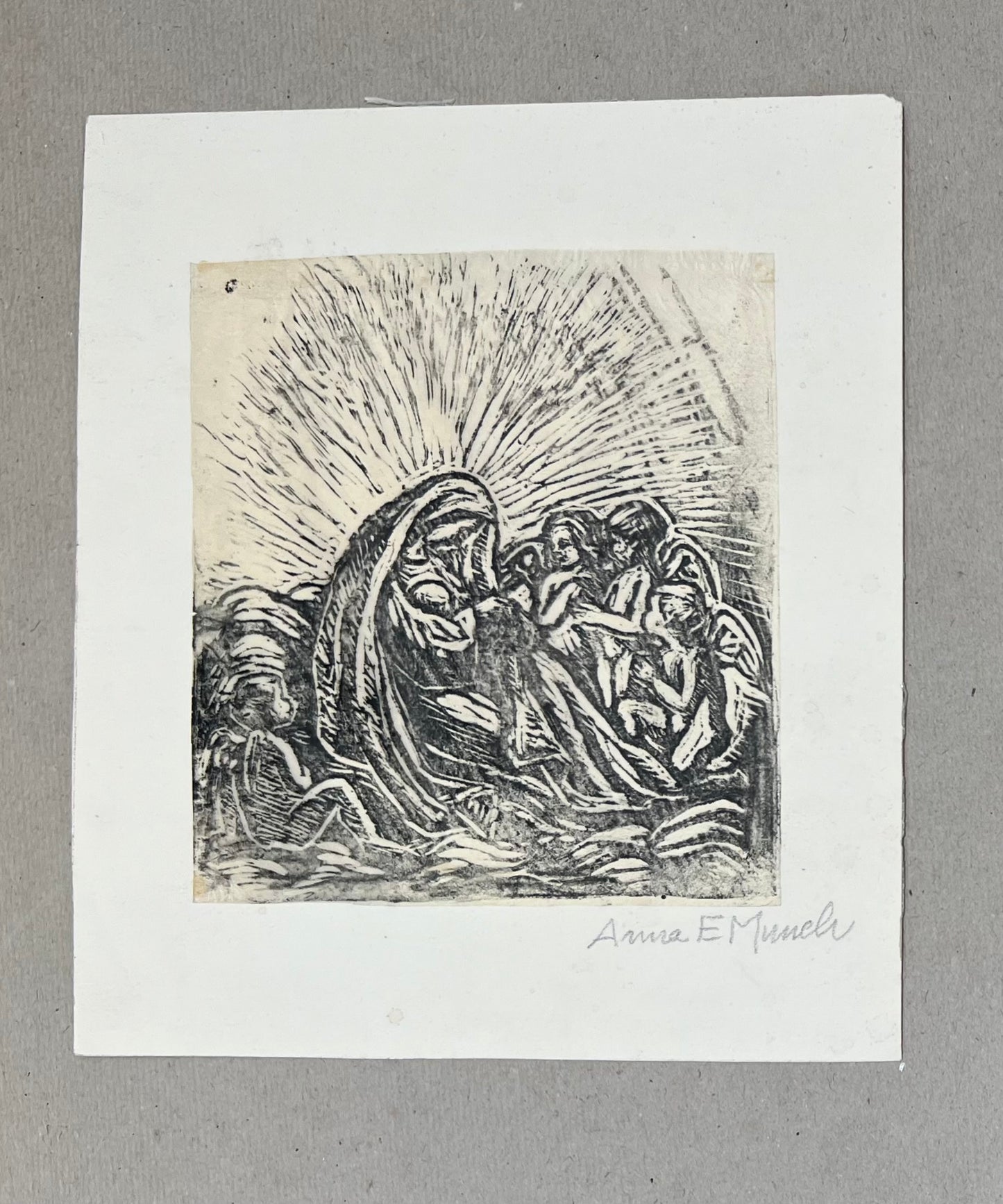 Anna E. Munch. Sketch for an Altarpiece