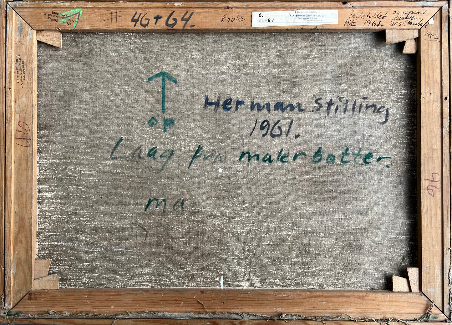 Herman Stilling. “Laag fra malerbøtter”, 1961