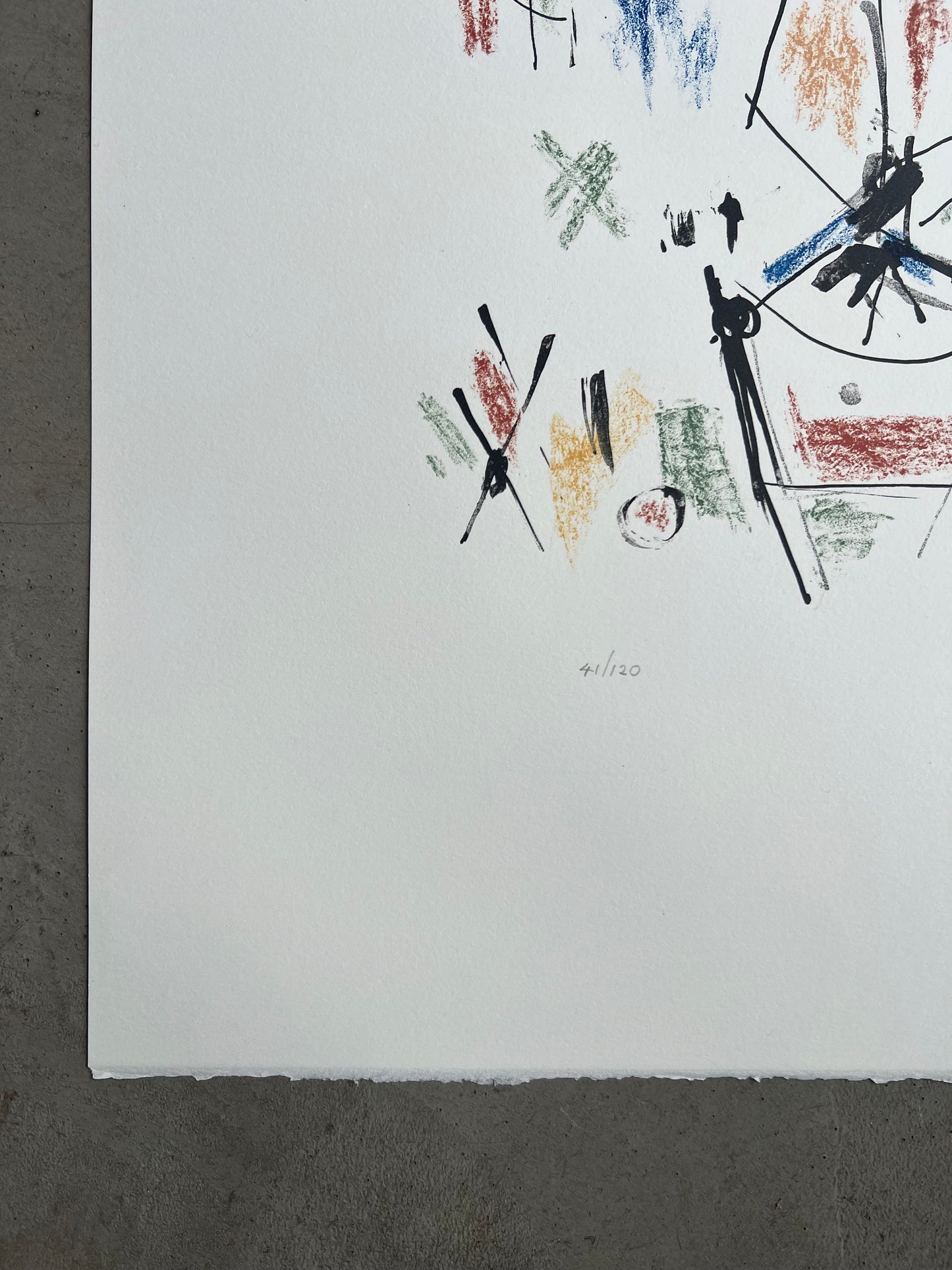 Ernest Mancoba. Composition, 1989