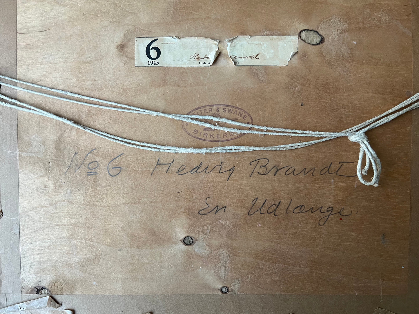 Hedvig Brandt. “En udlænge”