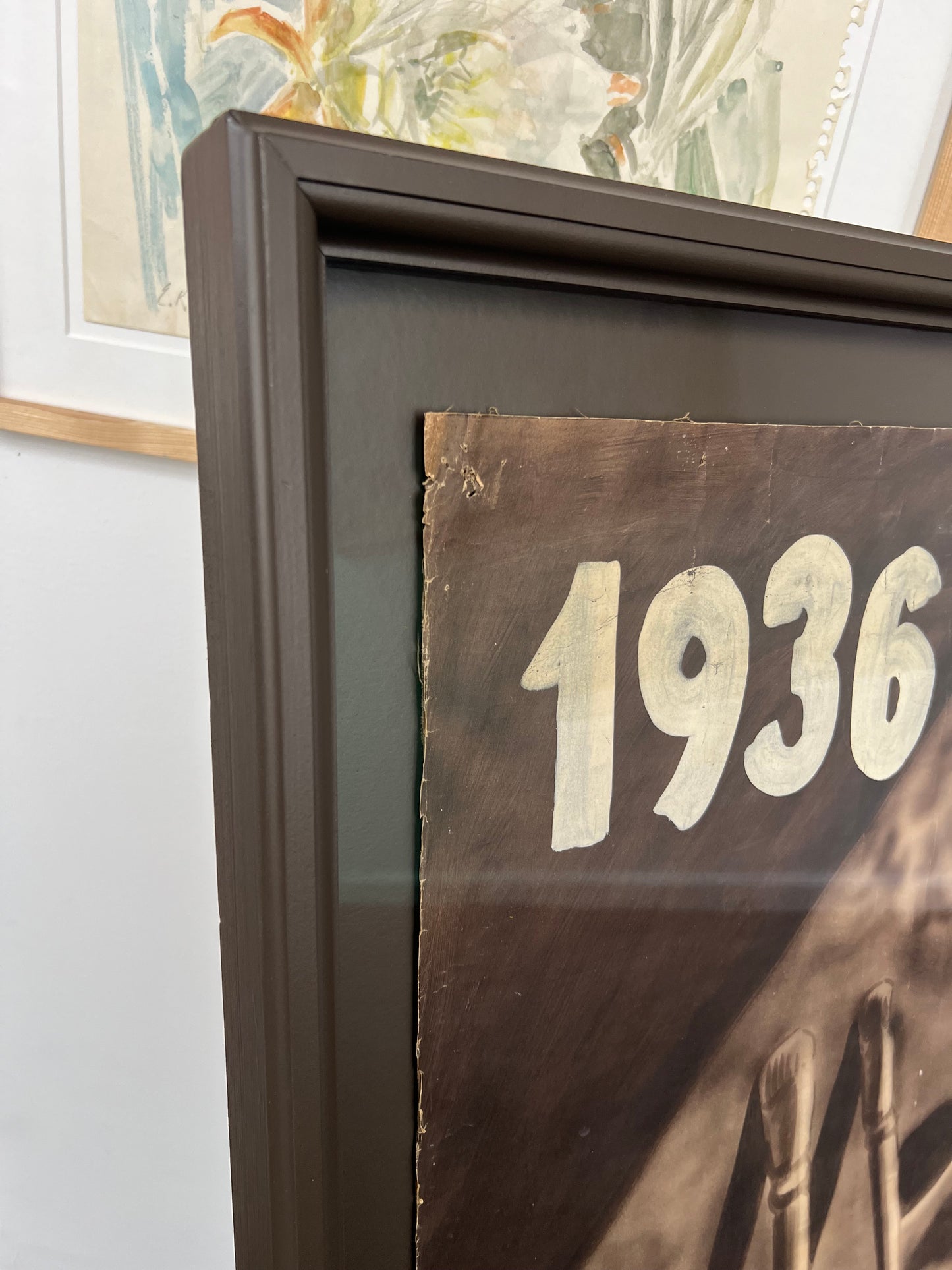 “Kammeraterne”, 1936,handpainted poster