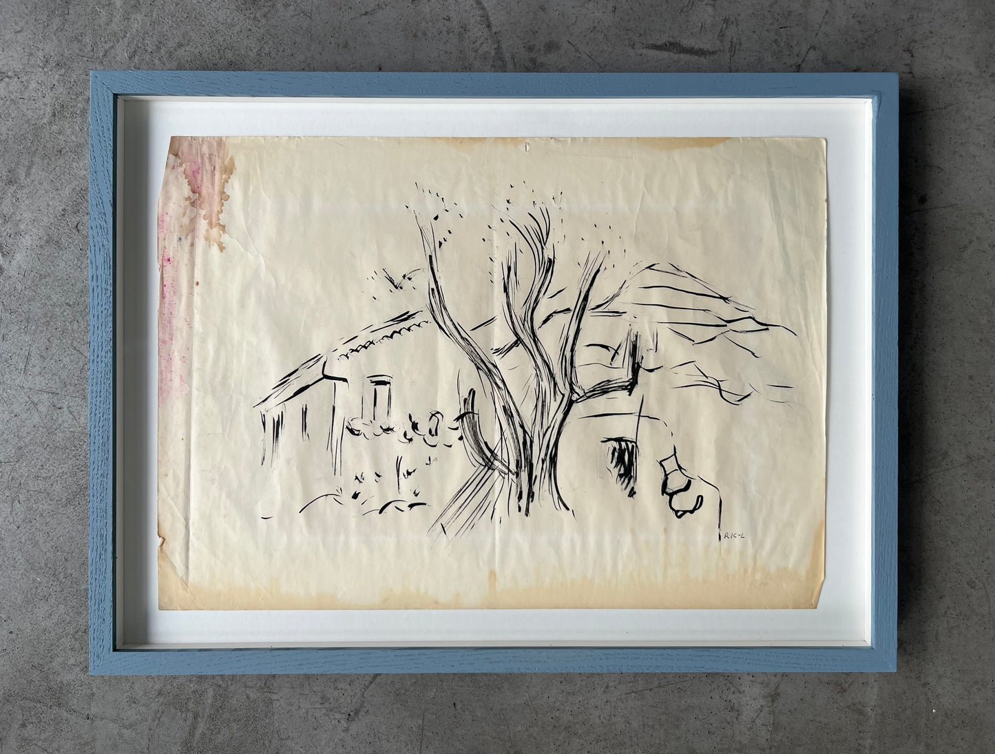 Rita Kernn-Larsen. Landscape from France, 1950’s