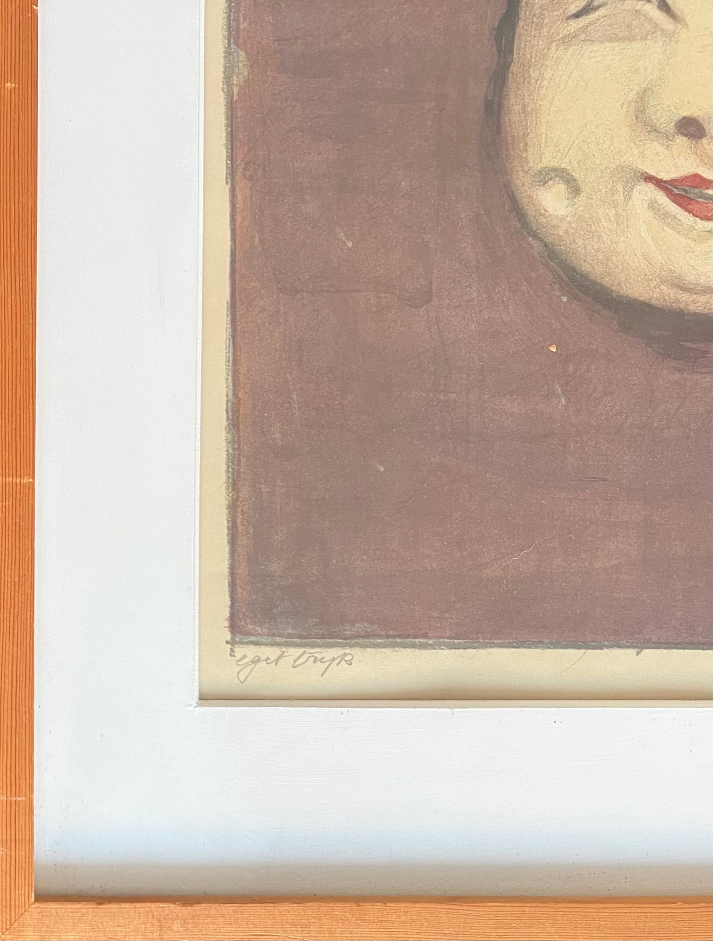 Marie Henriques. Study of a mask, 1928