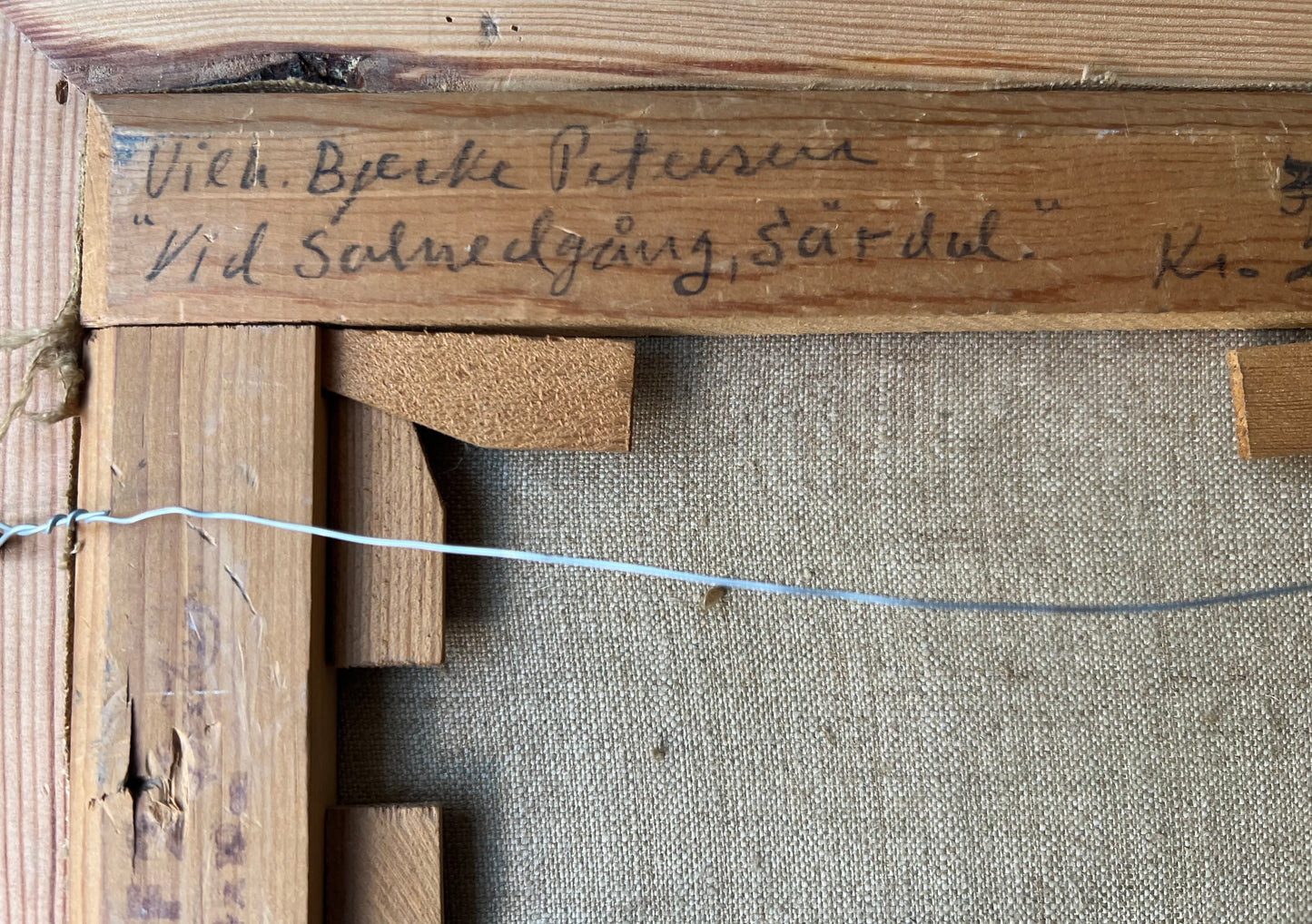 Vilhelm Bjerke-Petersen. “Vid solnedgang, Särdal”, 1954