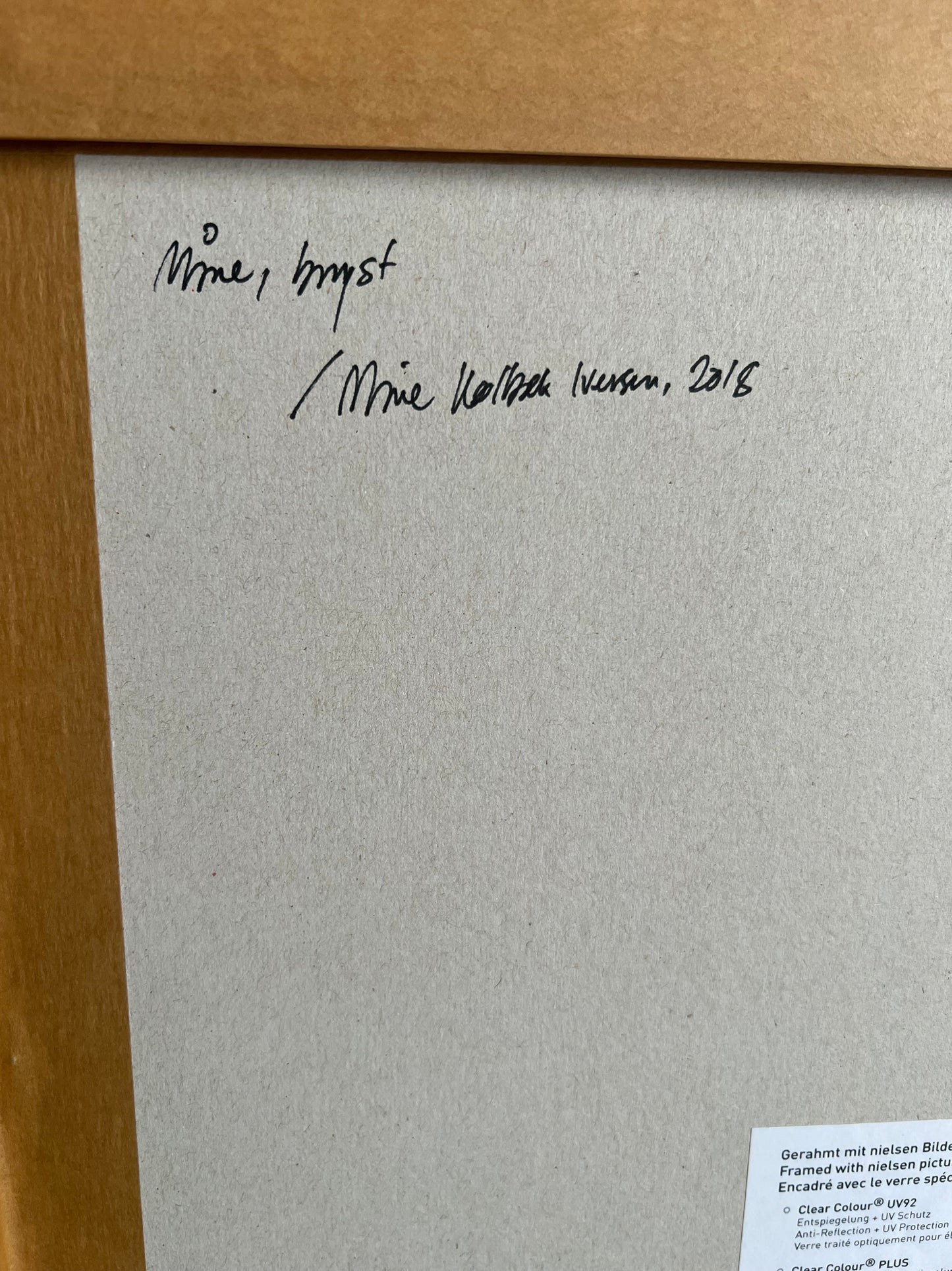 Marie Kølbæk Iversen. “Måne, bryst”, 2018