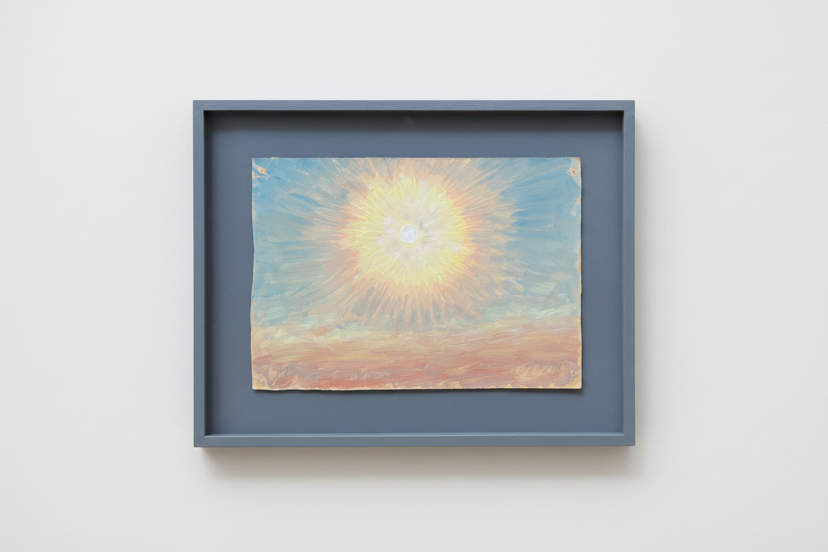 Niels Skovgaard. Study of the sun