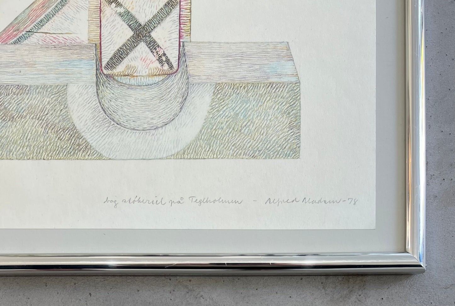 Alfred Madsen. “Bag støberiet på Teglholmen”, 1978