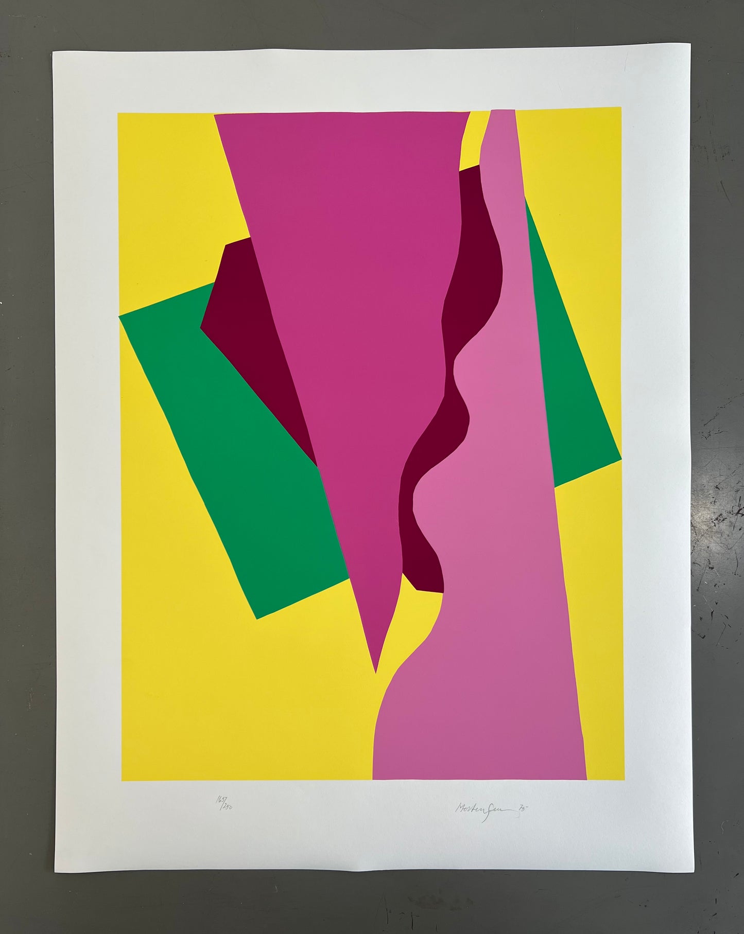 Richard Mortensen. Composition, 1975