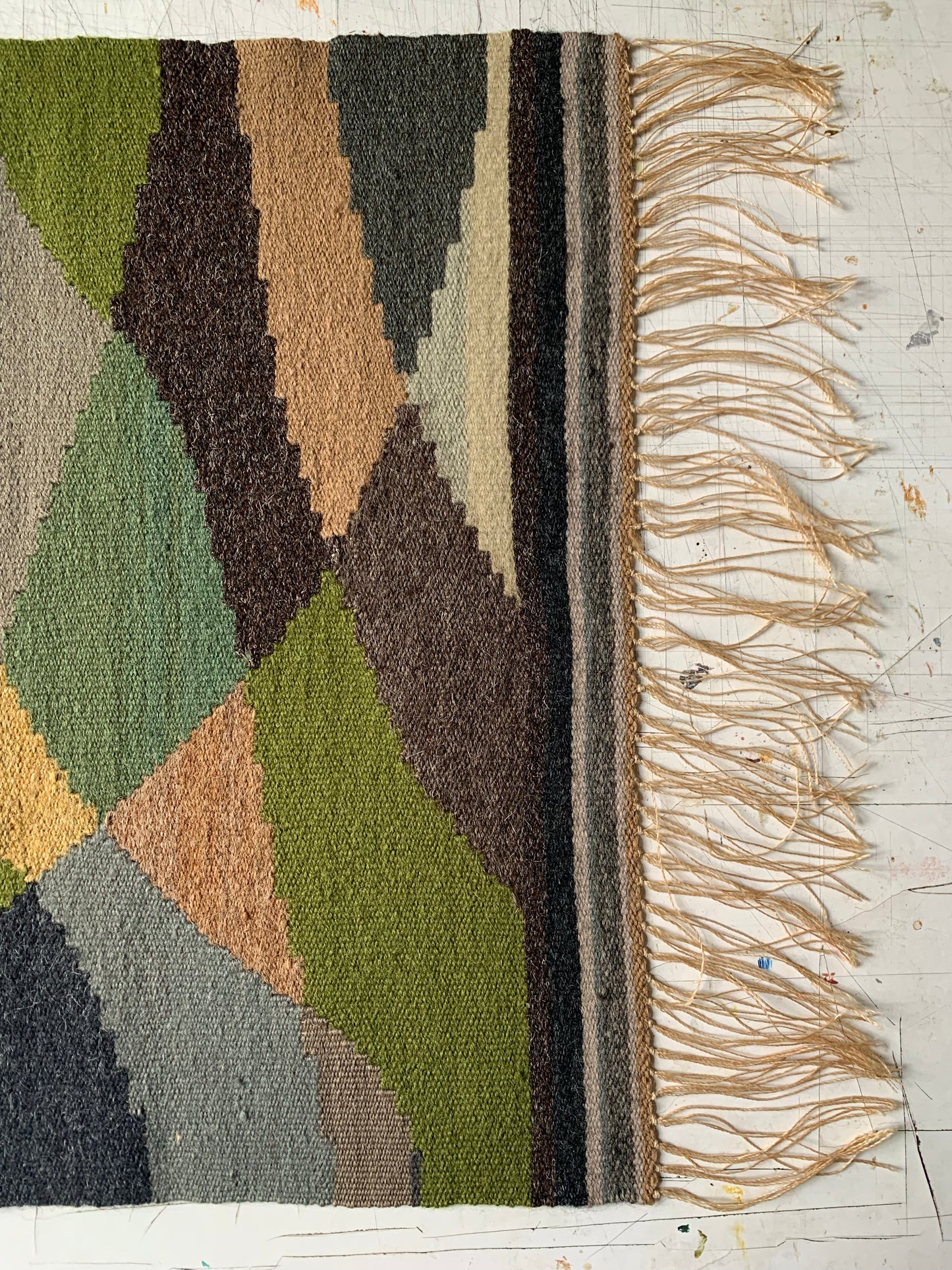 Holger Chapel. Handwoven tapestry, approx. 1960