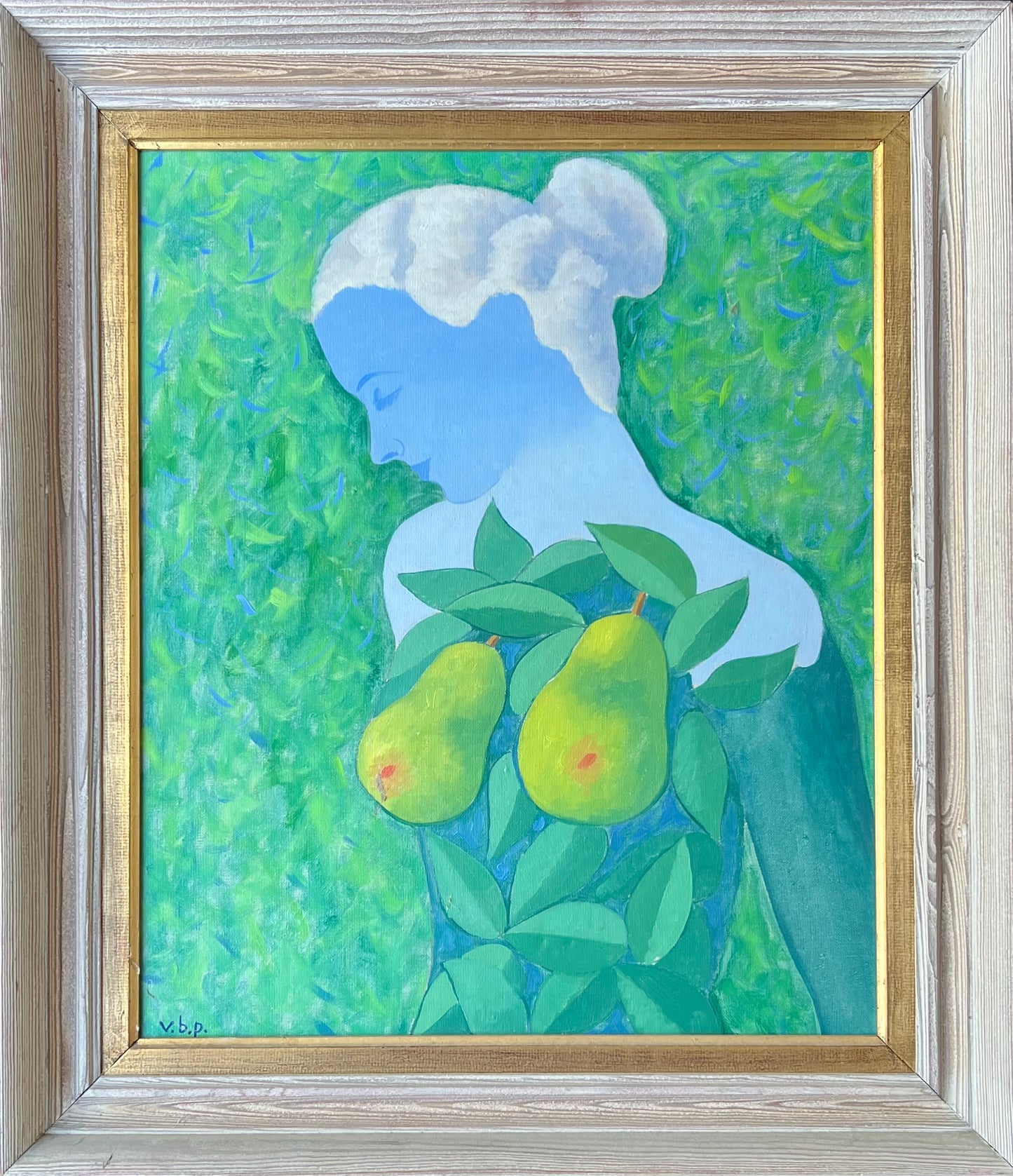 Vilhelm Bjerke-Petersen. Surreel lady portrait