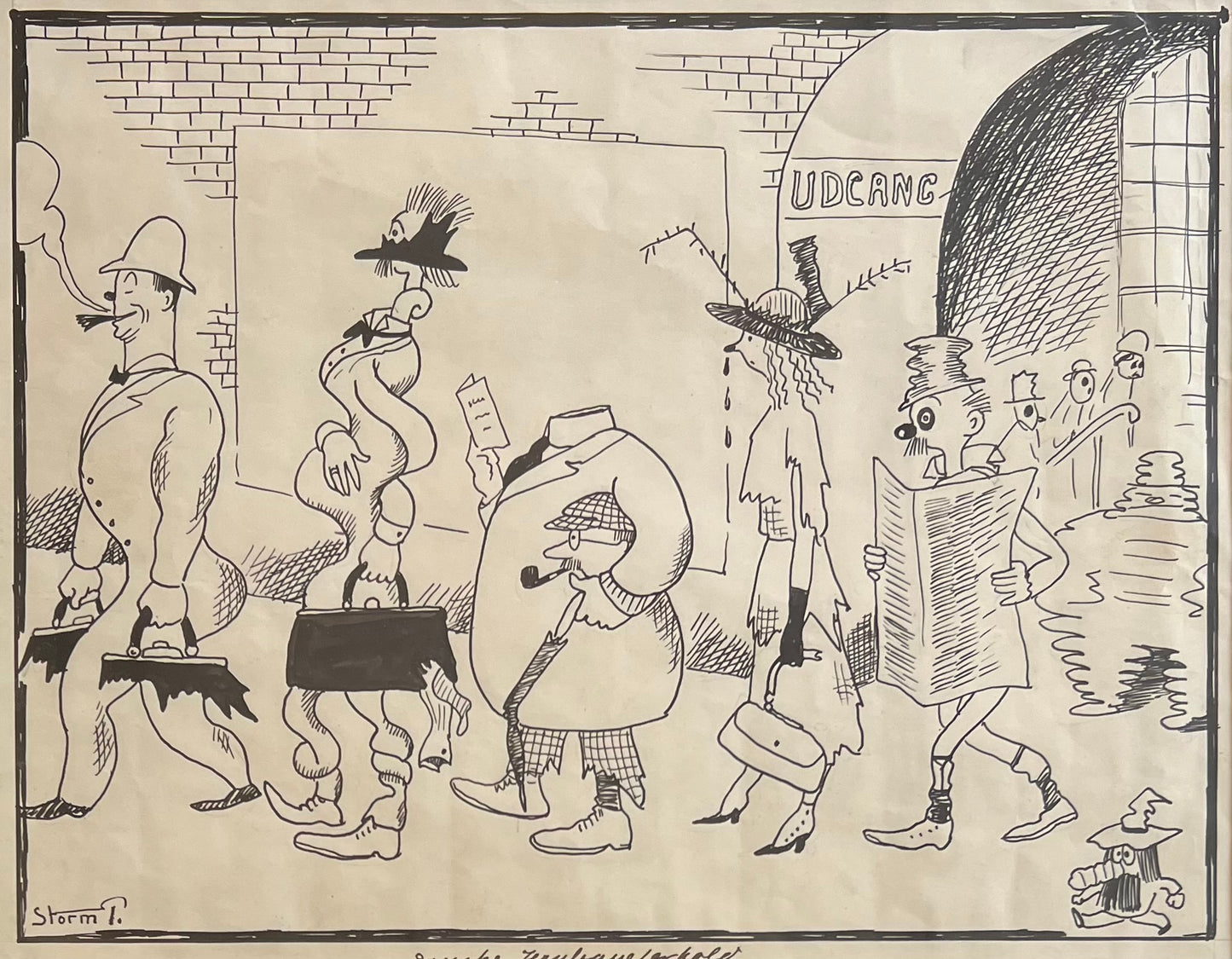 Storm P. “Danske jernbaneforhold”