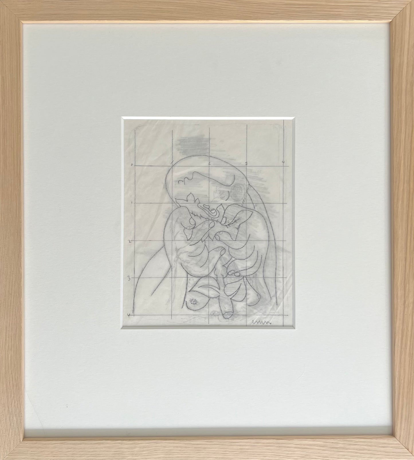 Egon Møller-Nielsen. Sketch for “Den blinda flicka”, 1945