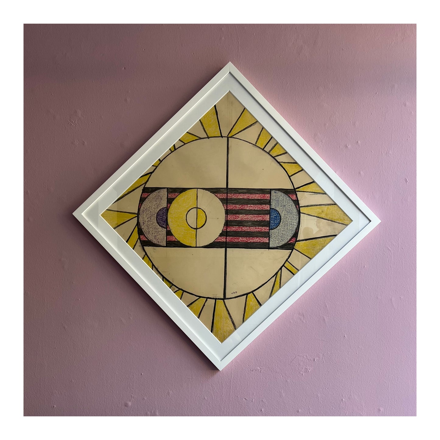 Vilhelm Bjerke-Petersen. Sketch for stadsbiblioteket i Halmstad, 1953