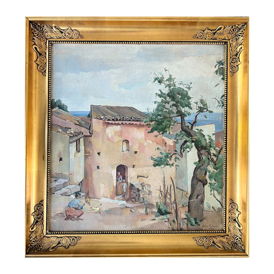 Oda Peters. Italian village, 1922