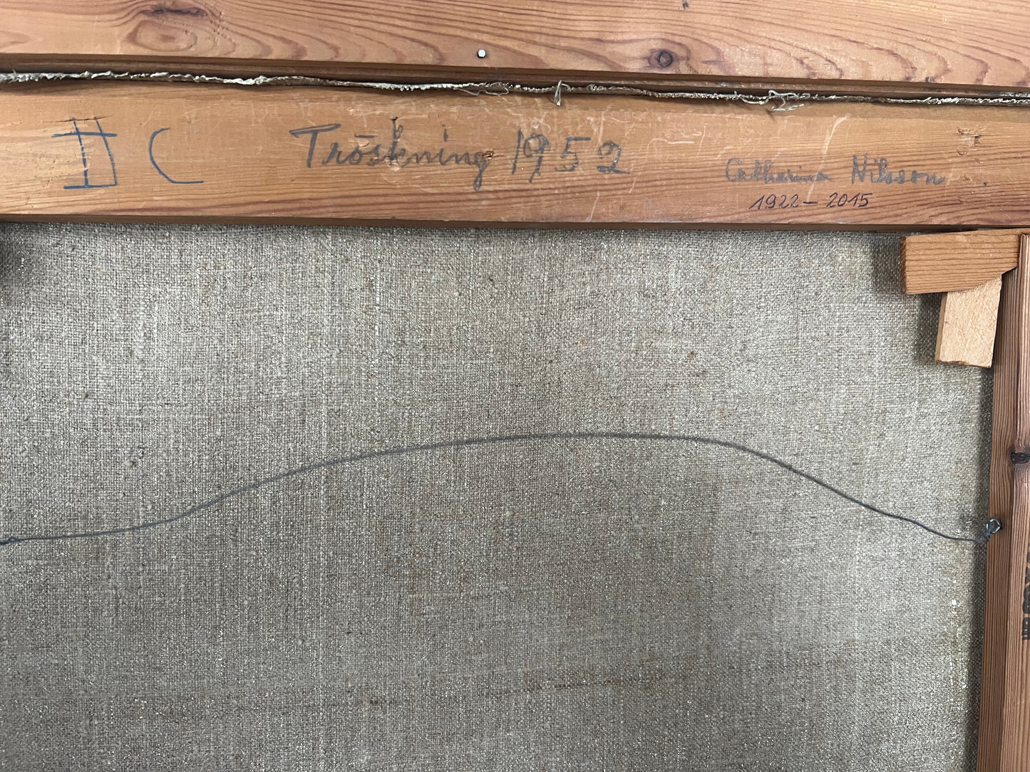 Catharina Vera Nilsson-Gehlin. “Tröskning”, 1952