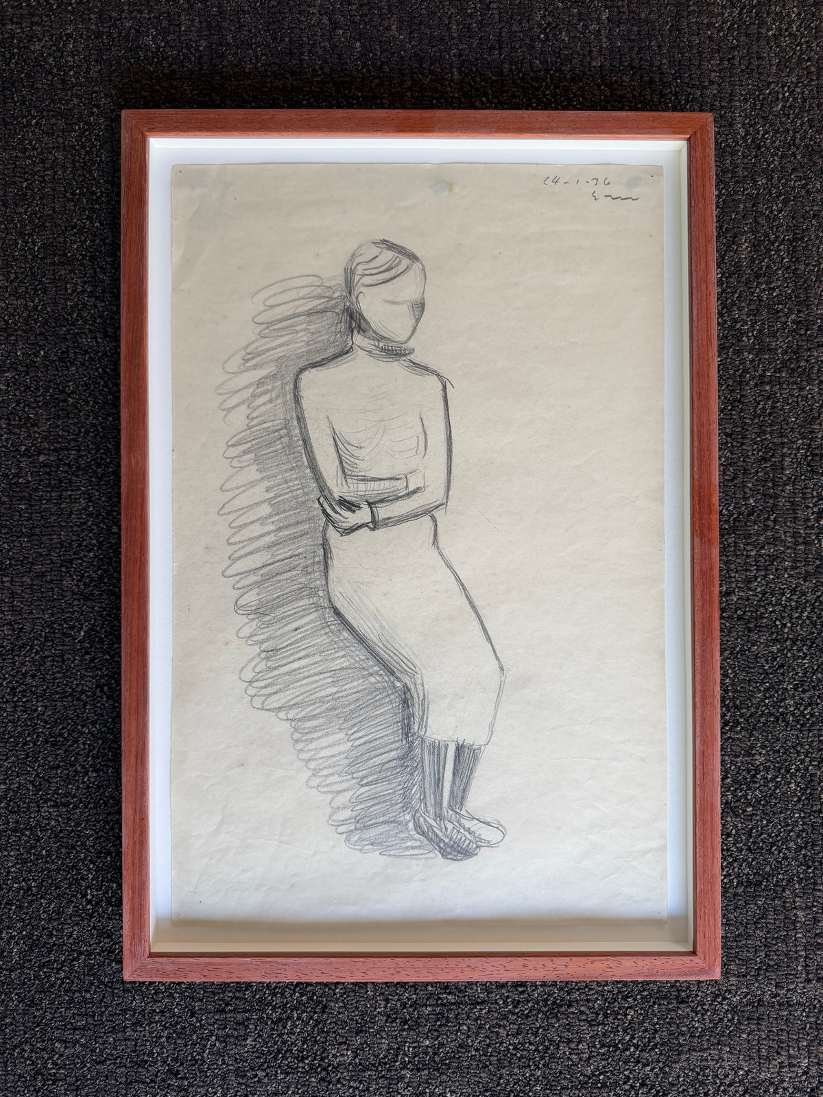 Egon Mathiesen. Sketch for portrait of Else Fischer-Hansen, 1936