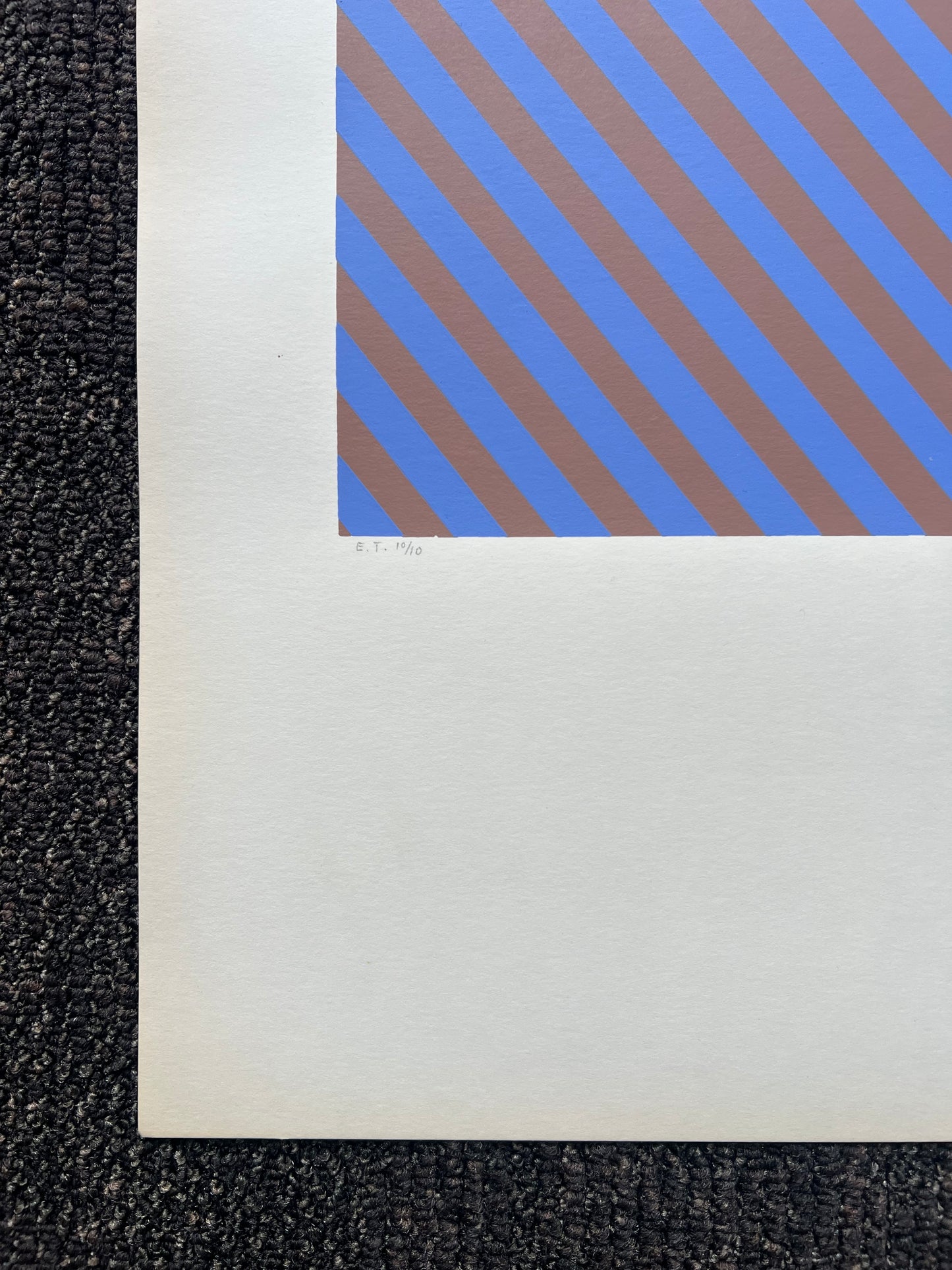 Hans Jørgen Hvid. Op Art composition, 1970