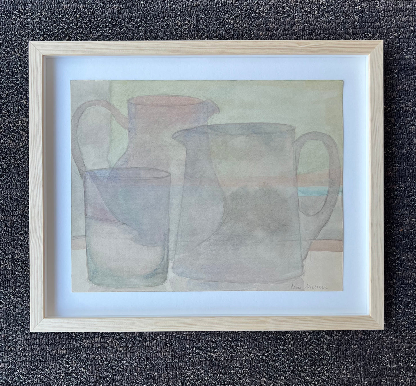 Elsa Nielsen. Two jugs and a glass