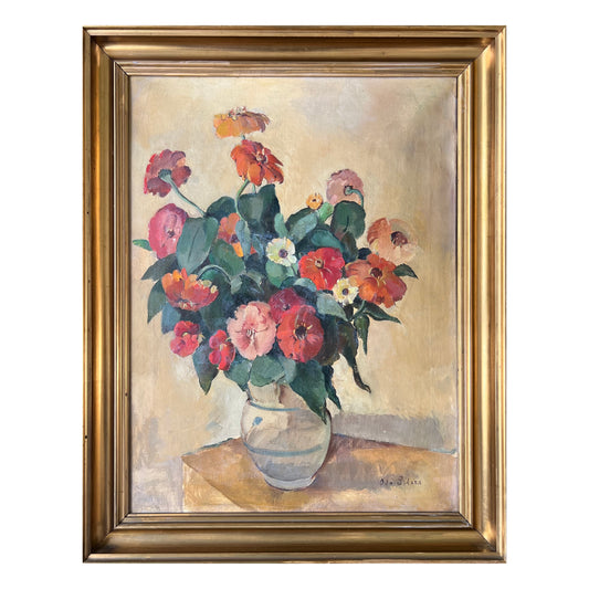 Oda Peters. A vase with flowers