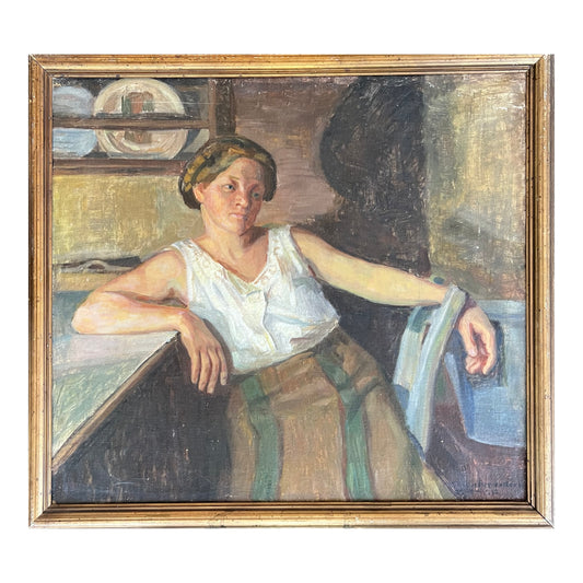 Majsa Bredsdorff. Portrait of Astrid Warberg Goldschmidt, 1912