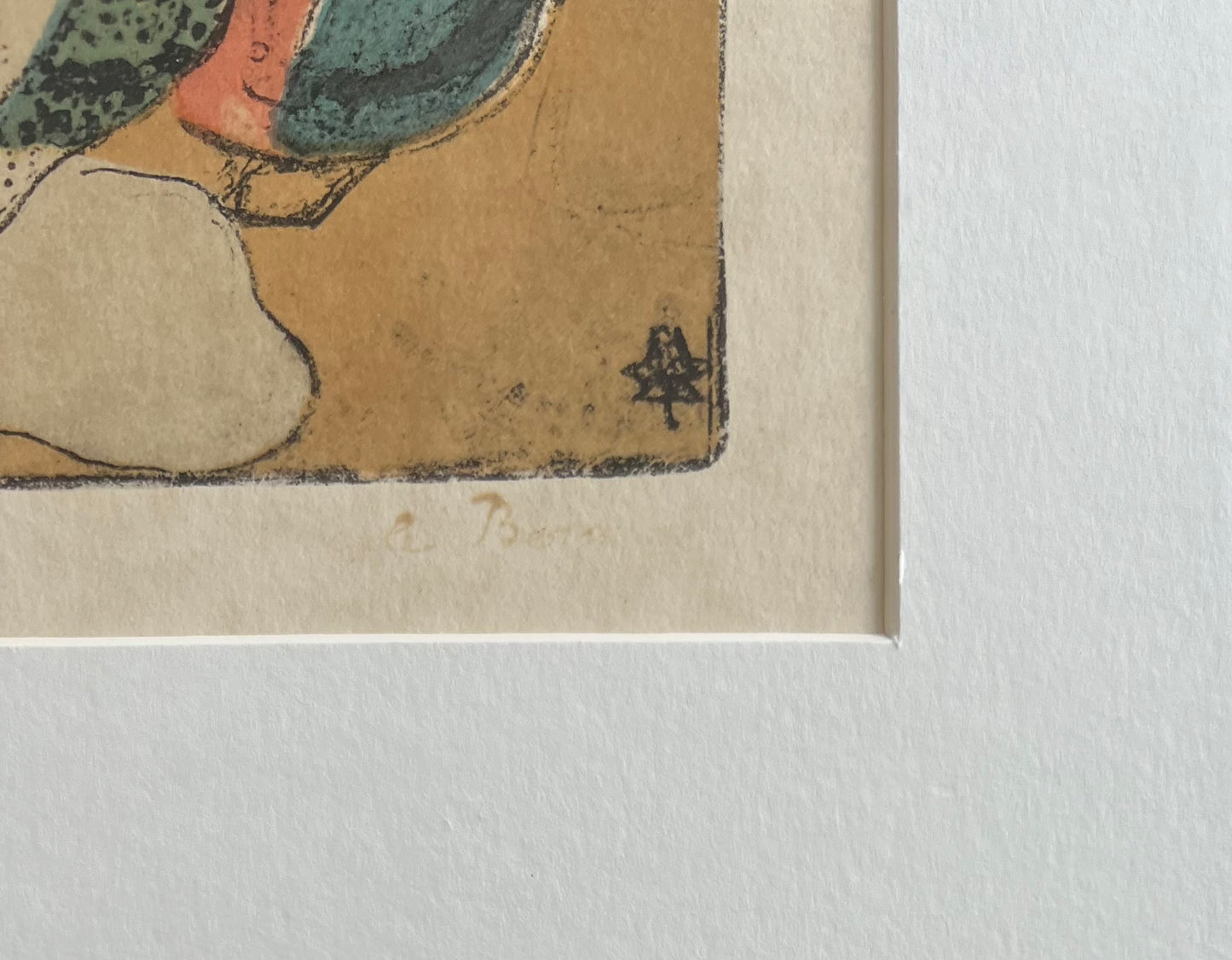 Émile Bernard. “Bretonne étendant le linge”