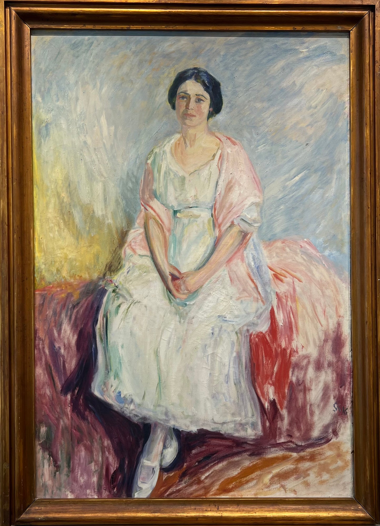 Sigurd Swane. Portrait of a lady, 1916