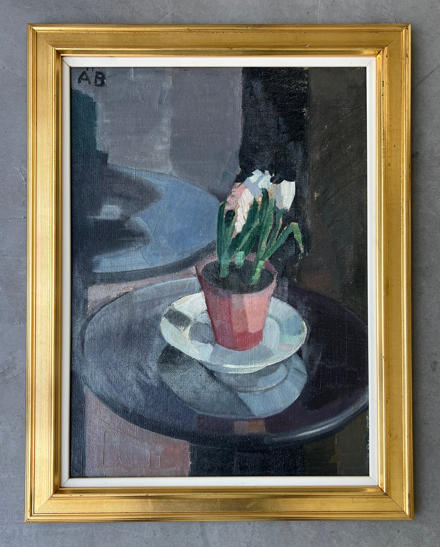 Axel Bentzen. Cubist still life, 1917