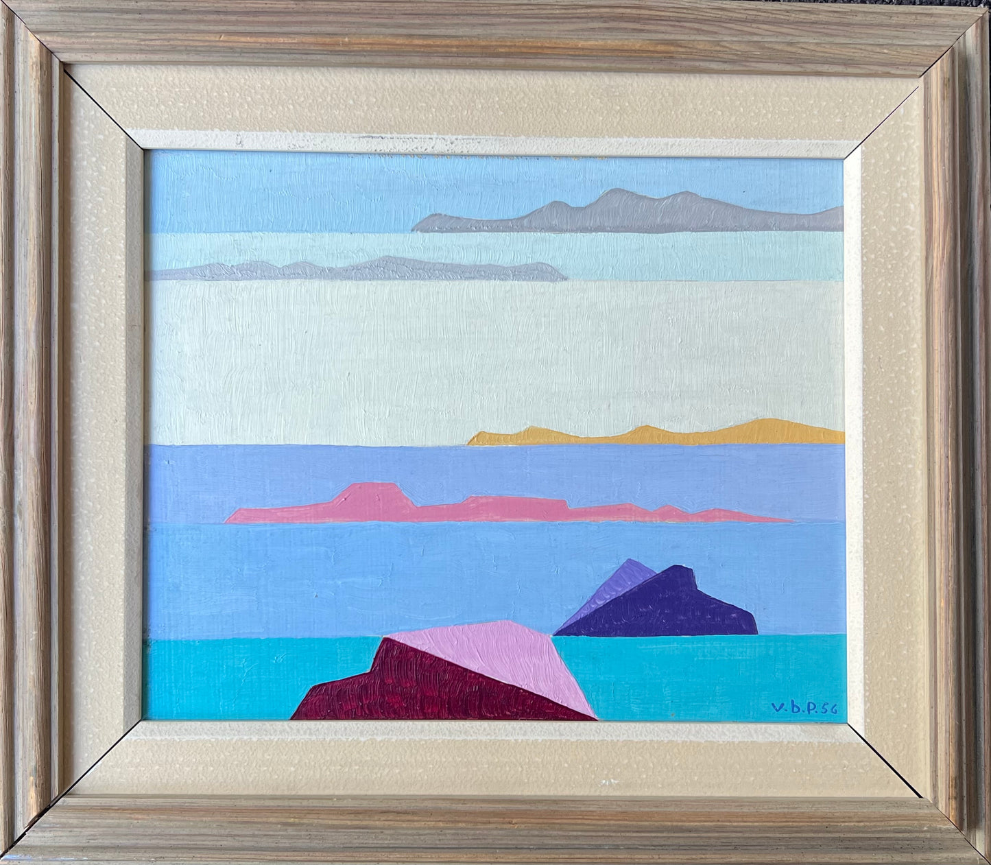 Vilhelm Bjerke-Petersen. “Klippor, Glassvik”, 1956