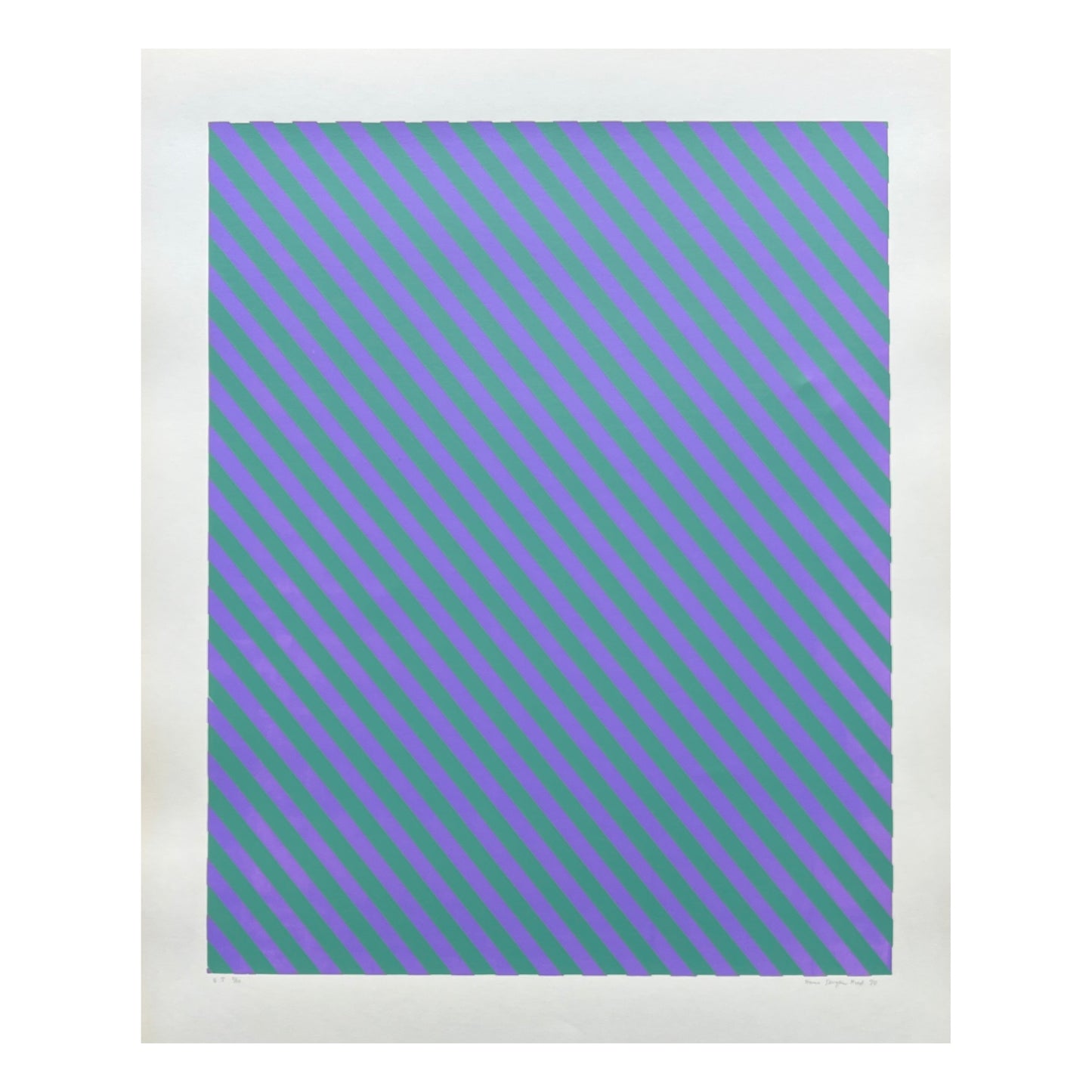 Hans Jørgen Hvid. Op Art composition, 1970