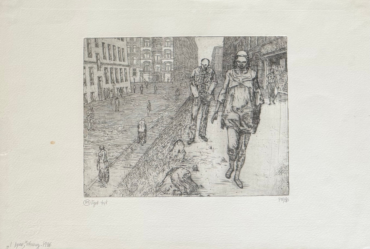 Palle Nielsen. “I byen”, 1986