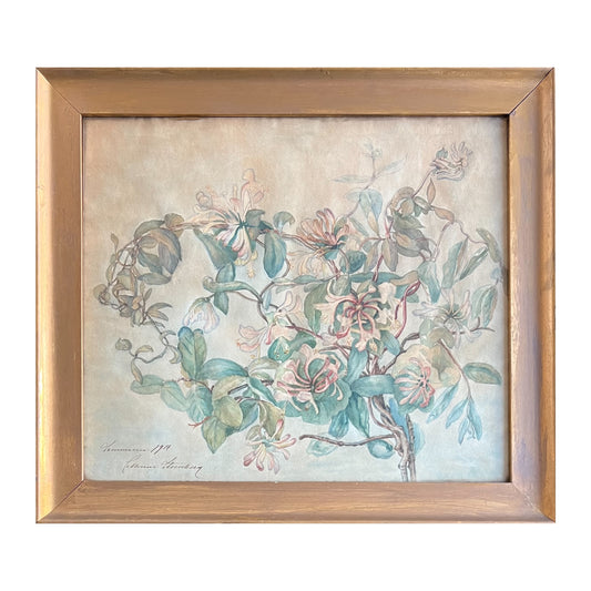 Cathrine Steenberg. Honeysuckles, 1916