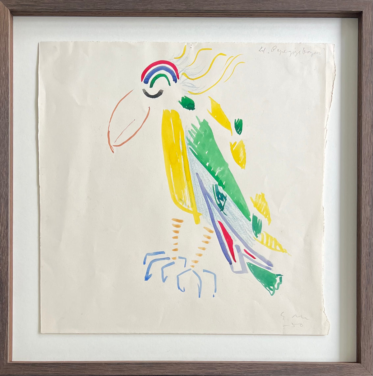 Egon Mathiesen. “Til Papegøjebogen”, 1950