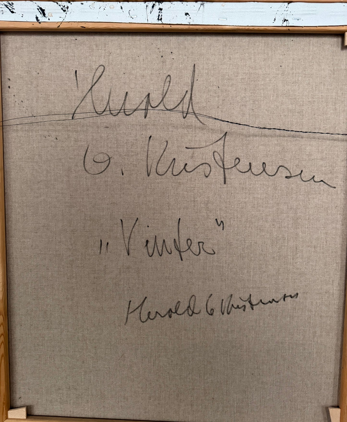 Herold G. Kristensen. “Vinter”, 1980’s