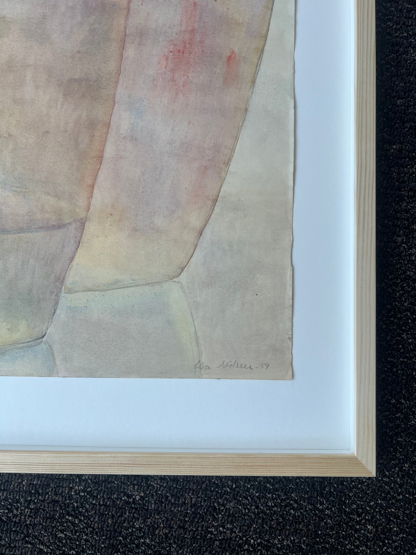 Elsa Nielsen. Three glasses, 1959