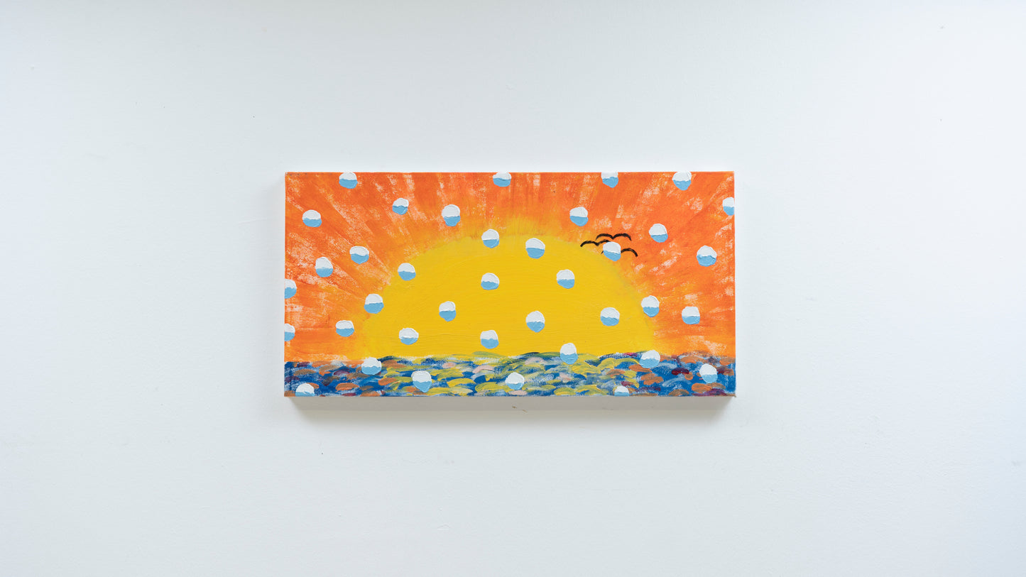 Mads Lindberg. Untitled, (Snow Painting), 2024