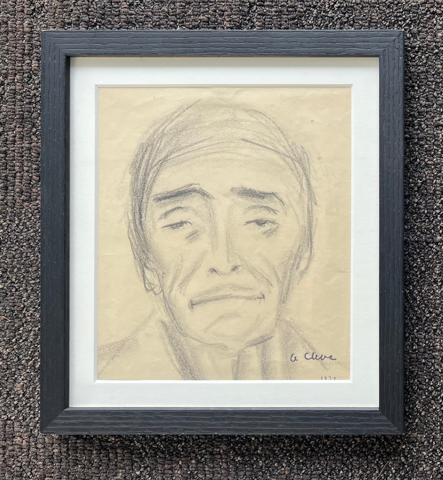 Agnes Cleve. Portrait, 1937