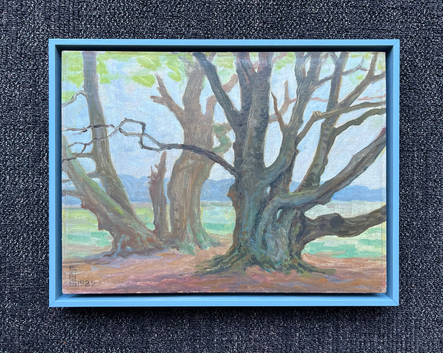 Suzette Holten. Study of trees, 1929