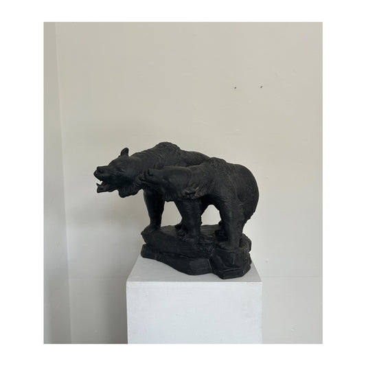 Carl J. Bonnesen. Playing bears, sculpture