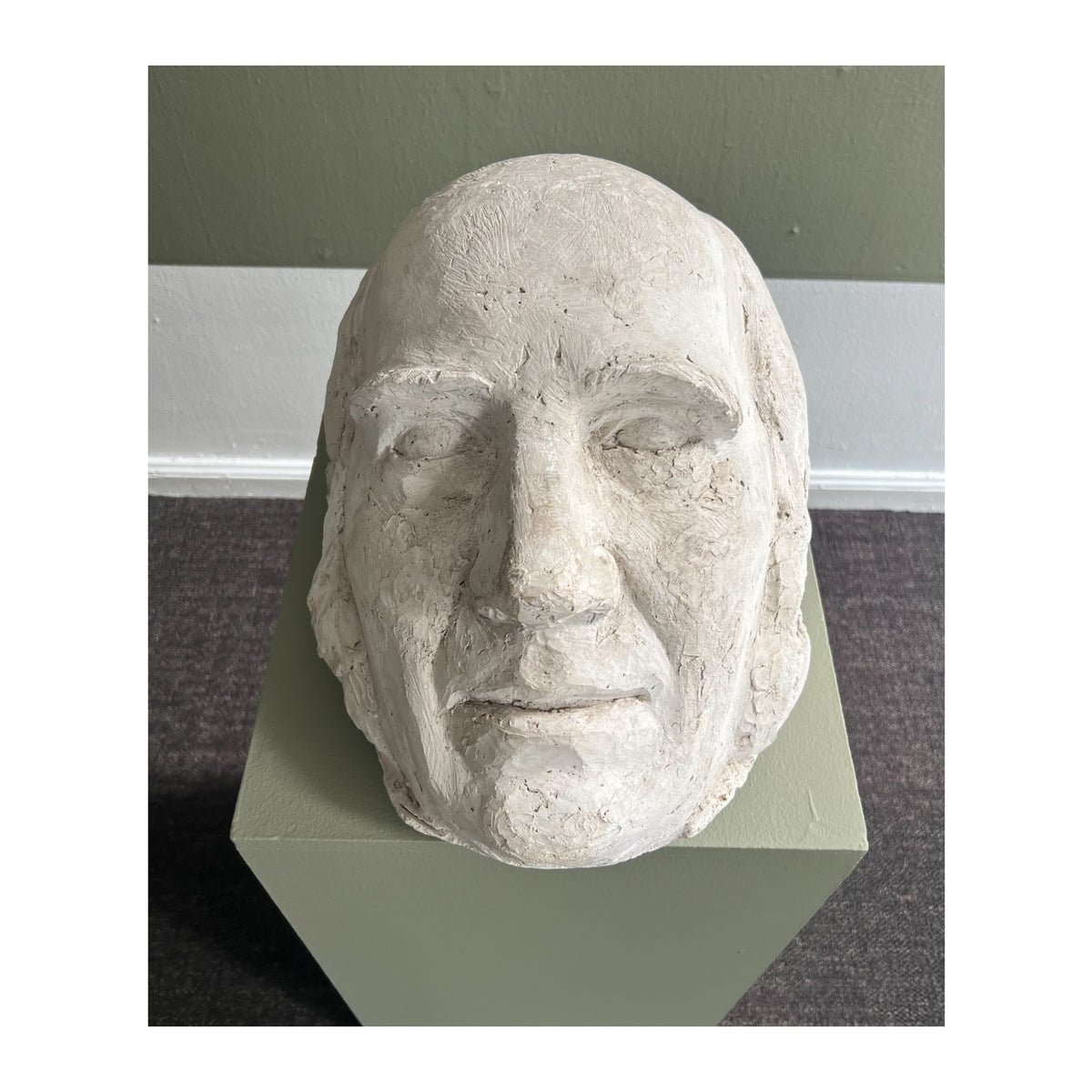 Niels Skovgaard. Study for the head of Grundtvig