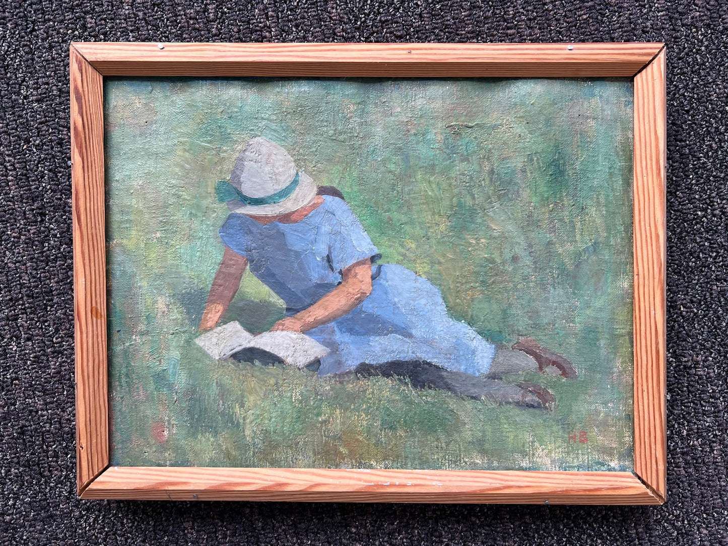 Hedvig Brandt. “Lille pige på plænen”