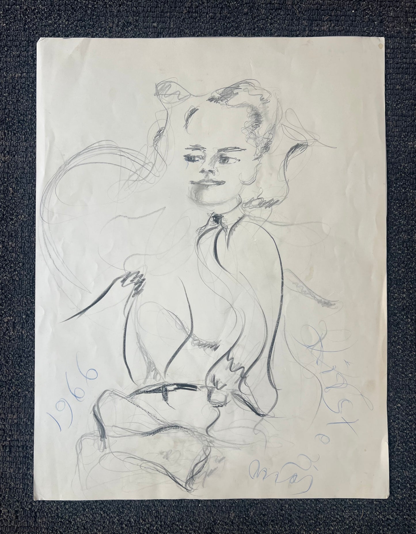 Kirsten Kjær. Portrait, 1966