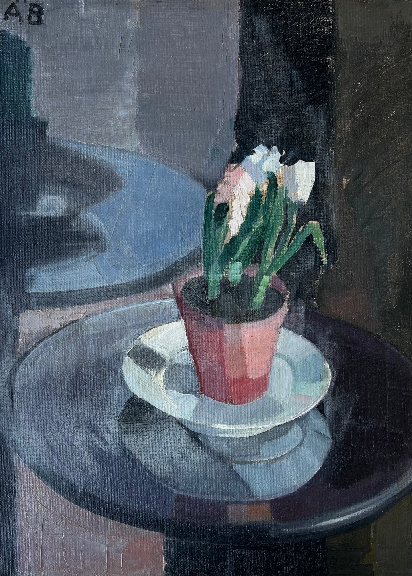 Axel Bentzen. Cubist still life, 1917