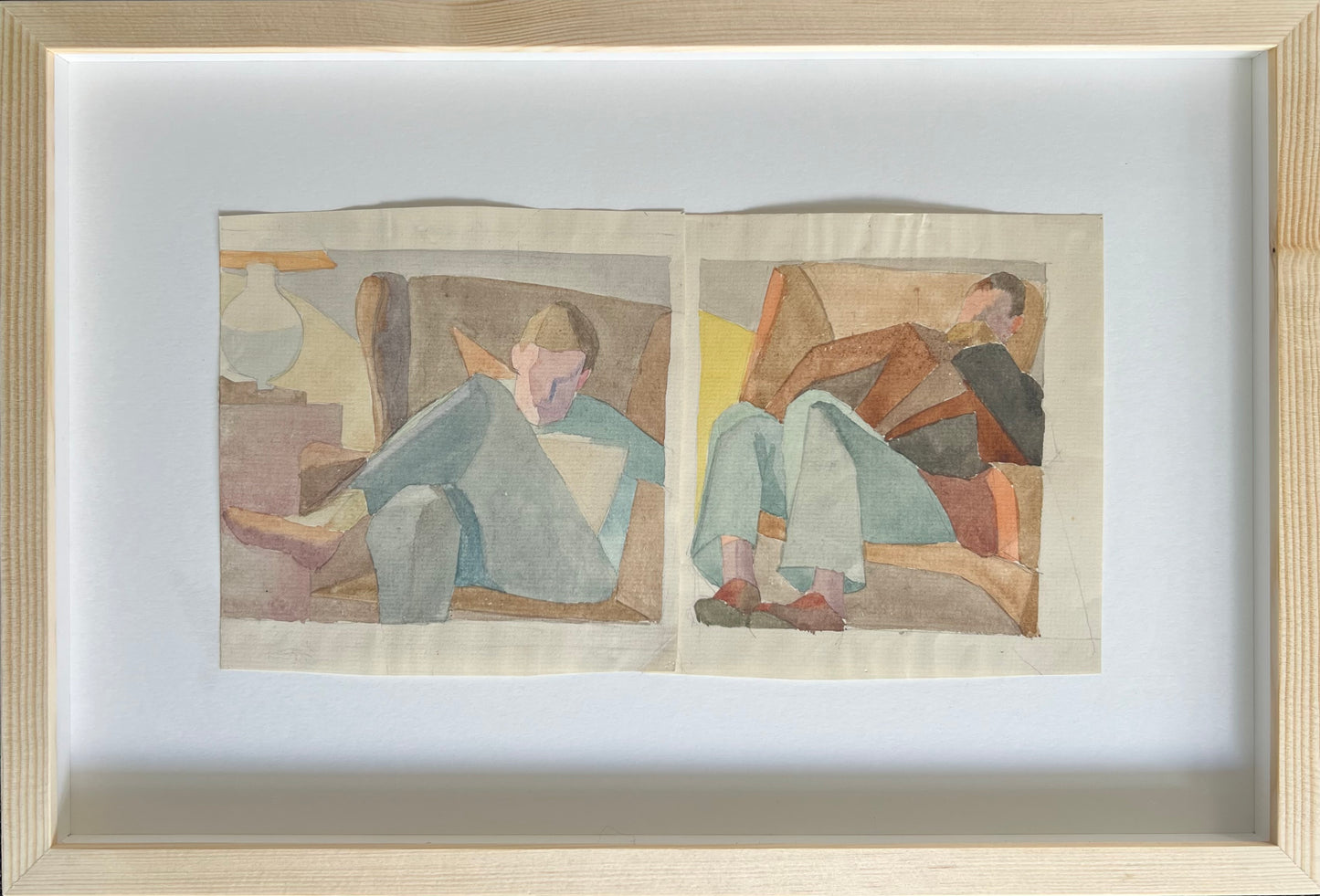 Elsa Nielsen. Study’s of Palle Nielsen, ca. 1950