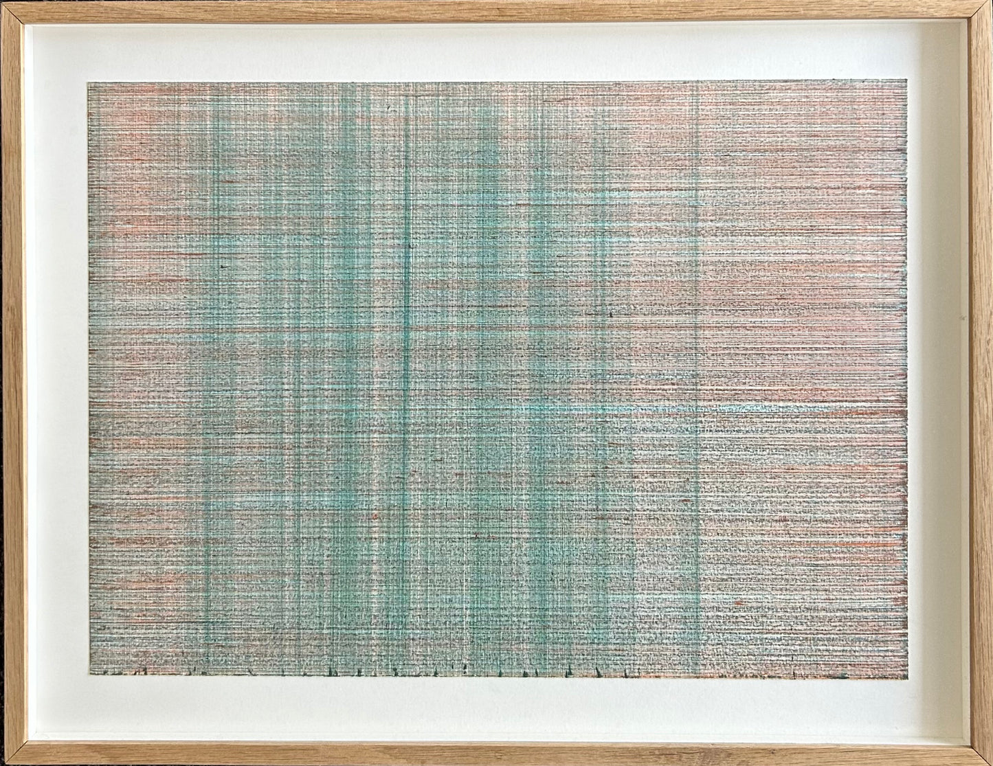 Line Softø. “Green on gray C for Clarice Lispector”, 2024