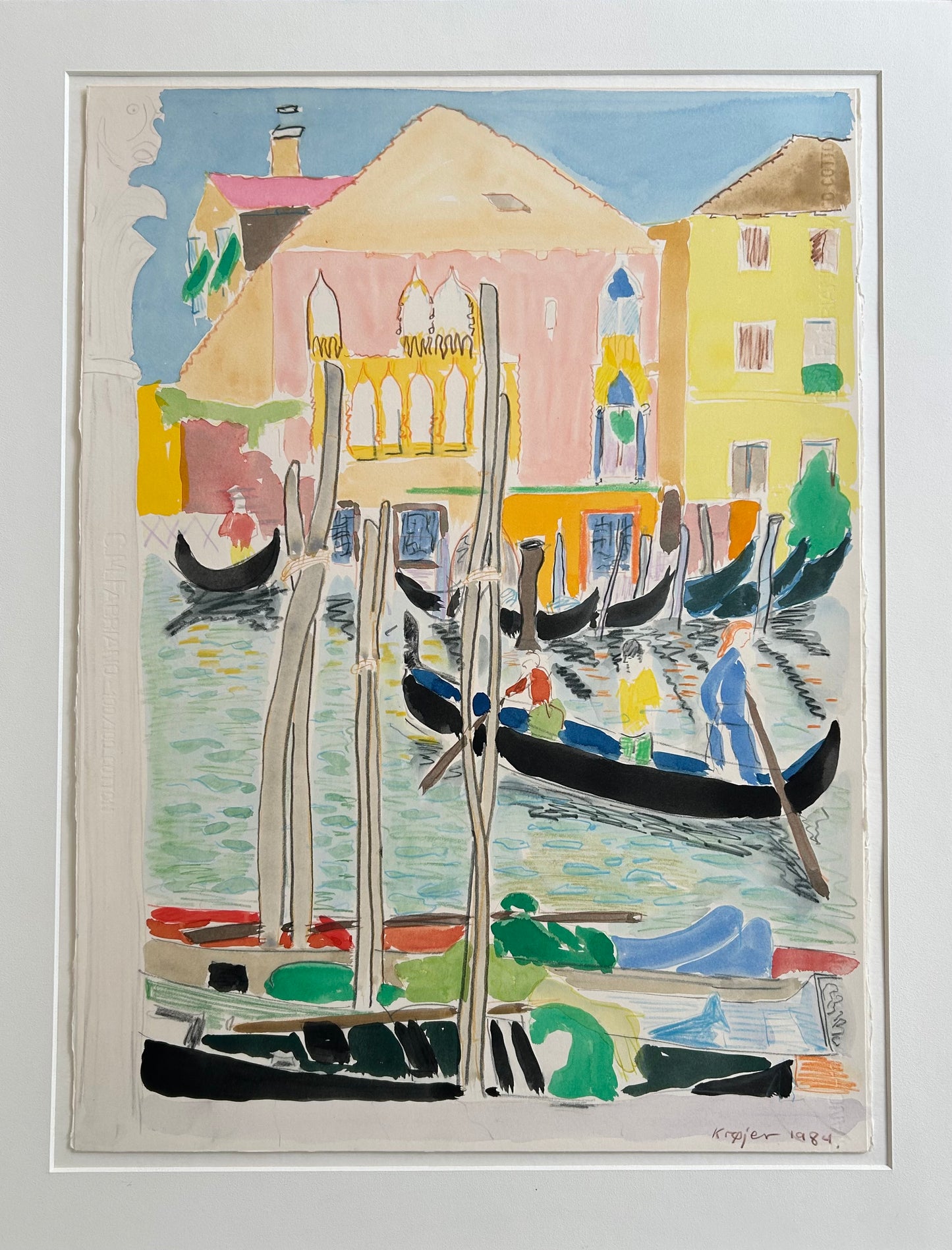 Tom Krøjer. From Venezia, 1984