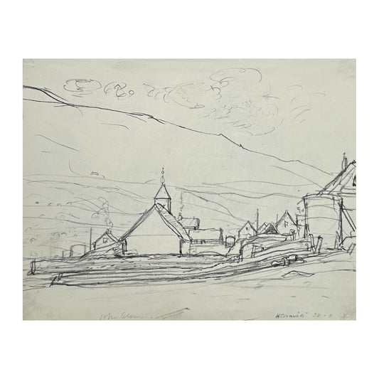 John Olsen. “Húsavík”, 1971